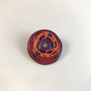 Animal Cell Enamel Pin